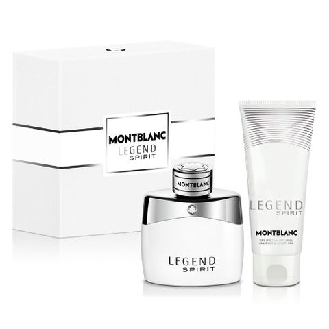 MONTBLANC  萬寶龍 傳奇白朗峰男性淡香水禮盒(淡香水50ml+沐浴精100ml)