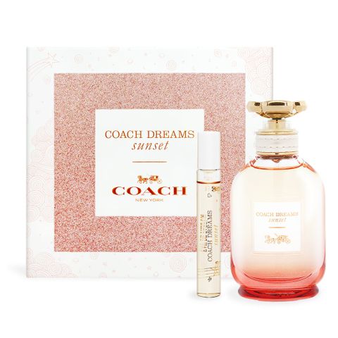 COACH 蔻馳 逐夢暮光淡香精禮盒 Dreams Sunset[60ml+7.5ml] EDP-國際航空版