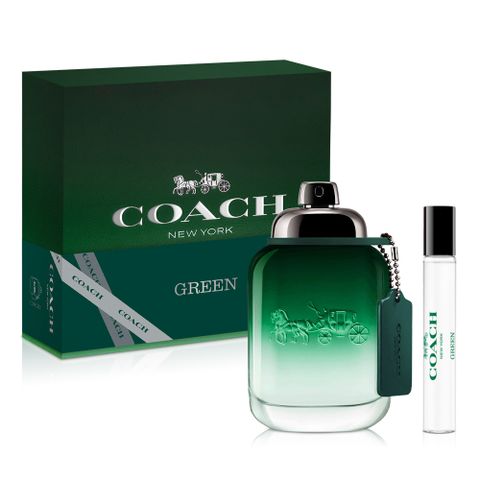 COACH 蔻馳 時尚都會男性淡香水禮盒(淡香水60ml+隨行香氛7.5ml)