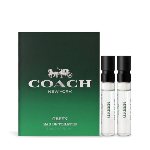 COACH 蔻馳 時尚都會淡香水(2ml)X2 EDT-隨身針管試香-公司貨