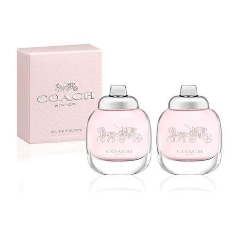 COACH NEW YORK 時尚經典女性淡香水4.5ml 小香 X2入組