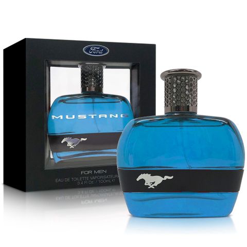 FORD MUSTANG 福特野馬 美式傳奇藍鑽男性淡香水 100ml (Blue)