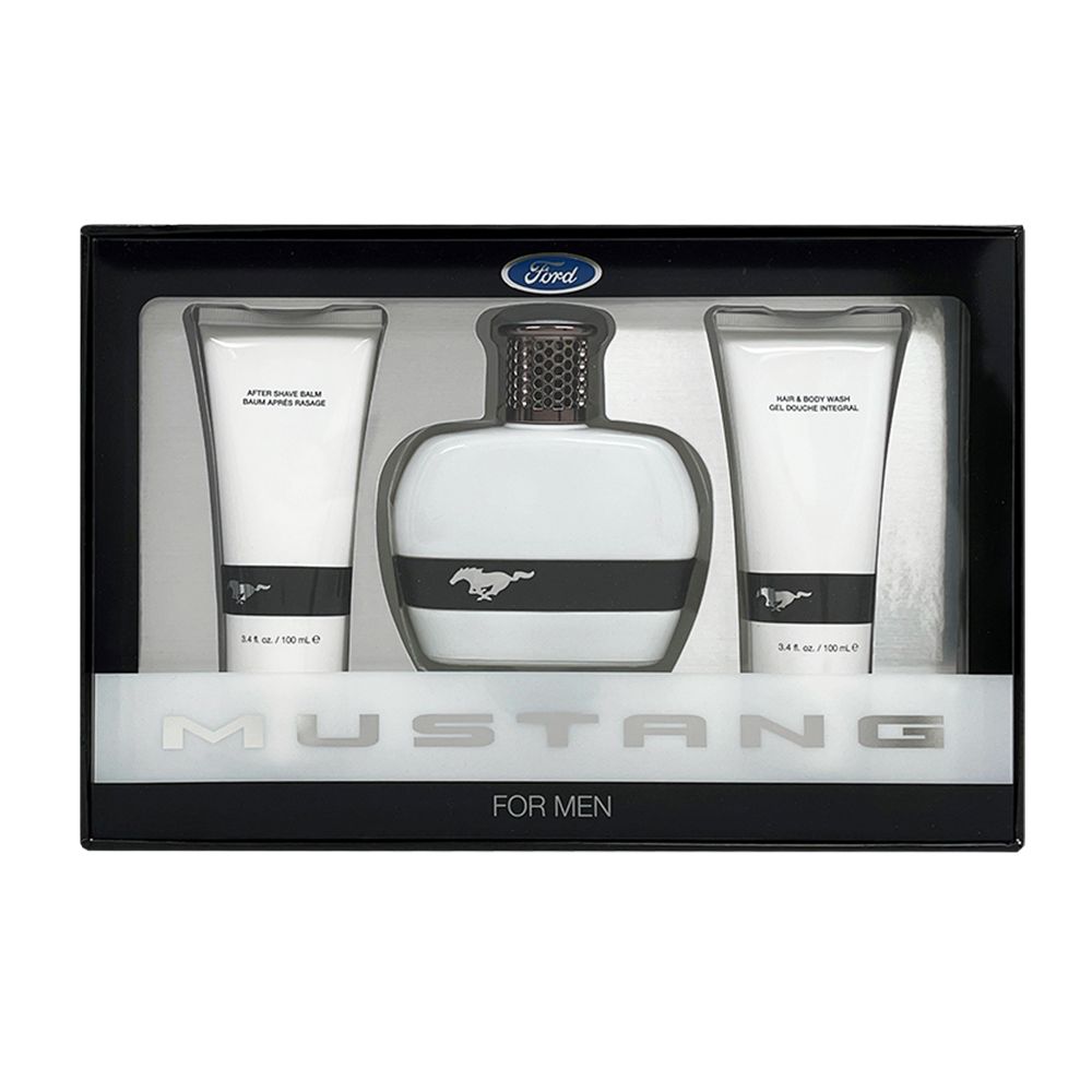 FORD MUSTANG 福特野馬 美式傳奇白鑽男性淡香水禮盒 (White)