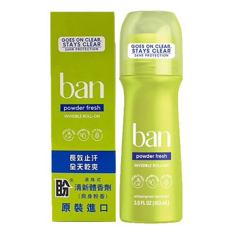 美國BAN盼 清新體香劑(爽身粉香)103ml