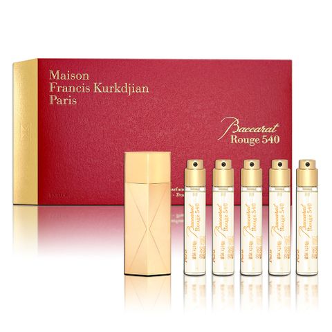 Maison Francis Kurkdjian MFK Baccarat Rouge 540 水晶之燄典藏香精旅行組 11MLX5入 (附香水匣)