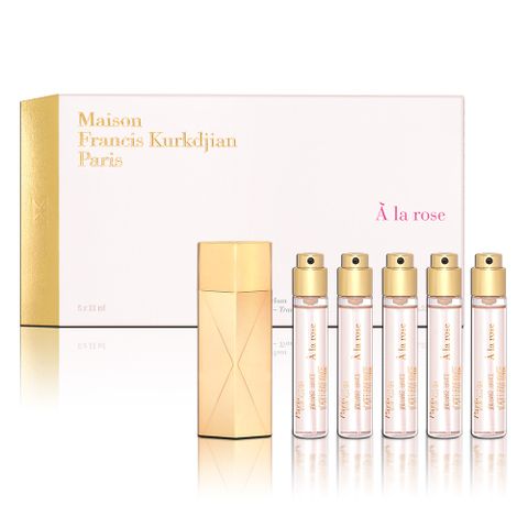 Maison Francis Kurkdjian MFK A la Rose 愛戀玫瑰淡香精旅行組 11MLX5入 (附香水匣)