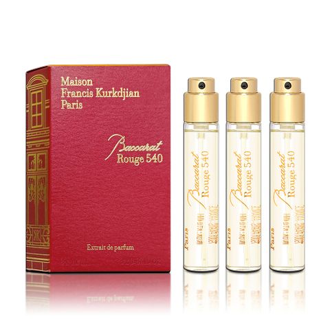 Maison Francis Kurkdjian MFK Baccarat Rouge 540 水晶之燄典藏香精禮盒 3入X11ML