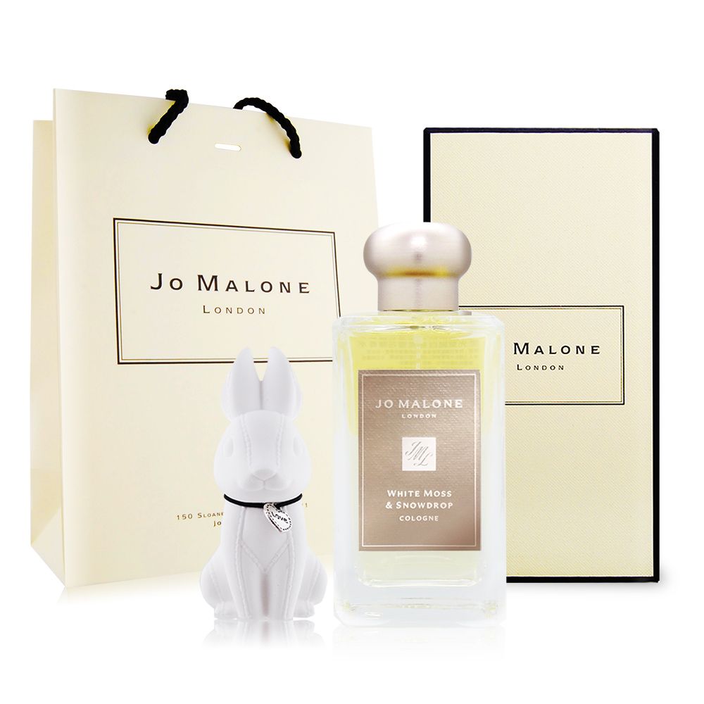 Jo Malone  星光聖誕白苔與雪花蓮香水 White Moss & Snowdrop(100ml)[附提袋]+擴香石-聖誕限定版