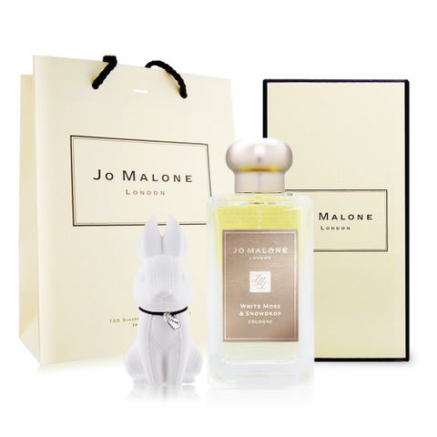 Jo Malone 星光聖誕白苔與雪花蓮香水 White Moss &amp; Snowdrop(100ml)[附提袋]+擴香石-聖誕限定版