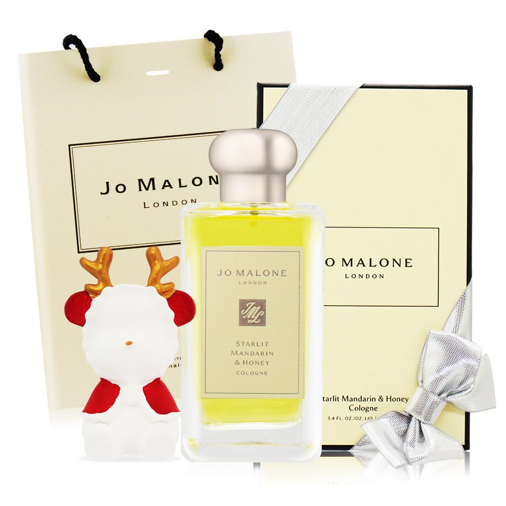 Jo Malone 星光聖誕星光柑橘與蜂蜜香水(100ml)[附禮盒+提袋]+聖誕麋鹿