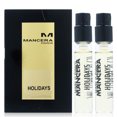 MANCERA Holidays 假日淡香精 2ml x 2入