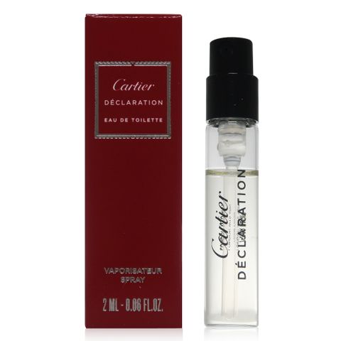 CARTIER 卡地亞 Declaration 宣言淡香水 EDT 2ml