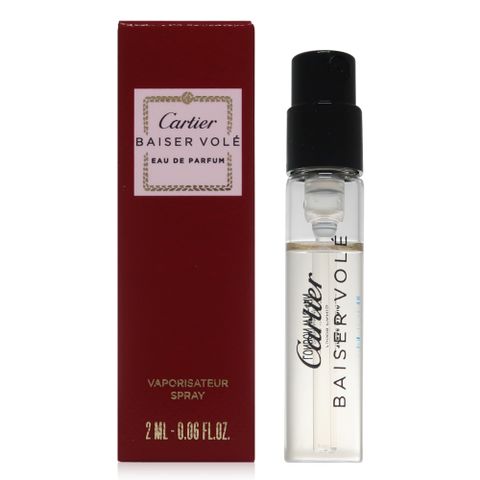 CARTIER 卡地亞 Baiser Vole 摯吻(性感香吻) 淡香精 EDP 2ml