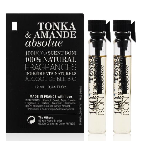 100BON 100BON TONKA ET AMANDE ABSOLUE 東加豆&杏仁香精 針管 1.2ml* 2入