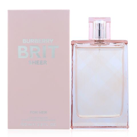 BURBERRY BRIT SHEER 粉紅風格女性淡香水 100ML (新版包裝)