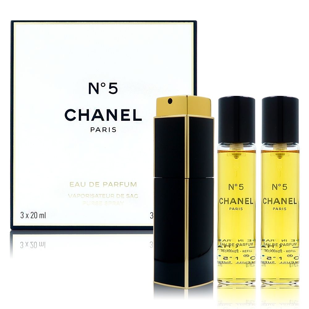 CHANEL 香奈兒N°5 五號隨身淡香精20ml X3 - PChome 24h購物