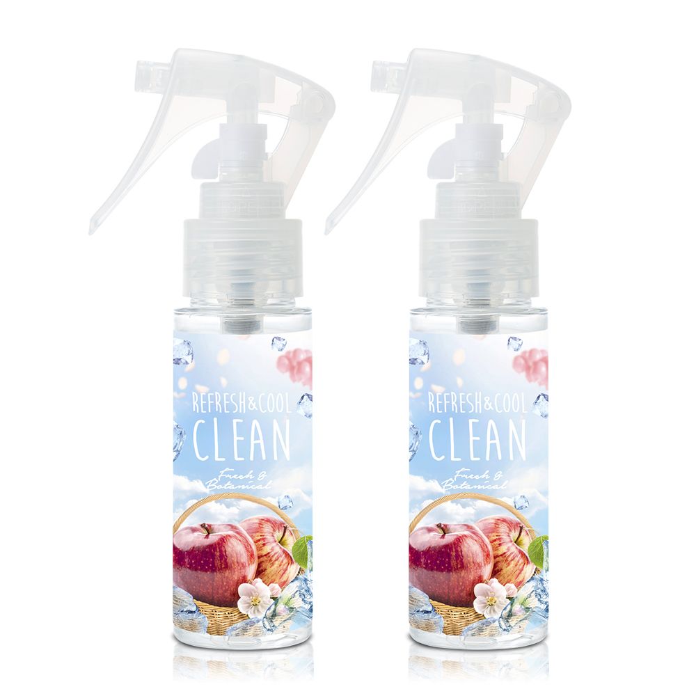 CLEAN  純境 甜蘋果冰香衣物瞬涼噴霧(50ml)X2入