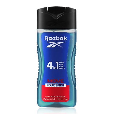 Reebok 清新活力男性4合1全能洗髮沐浴膠 250ml (MOVE)