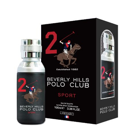 B.H.POLO 比佛利保羅 黑色馬球騎士精神男性淡香水 100ml