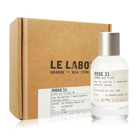 Musk Collection 瑞士麝香 Le Labo 玫瑰31 Rose 淡香精(30ml) EDP-國際航空版