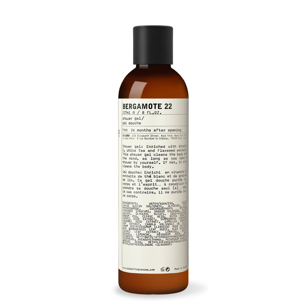 LE LABO  佛手柑22 沐浴膠(237ml)-國際航空版