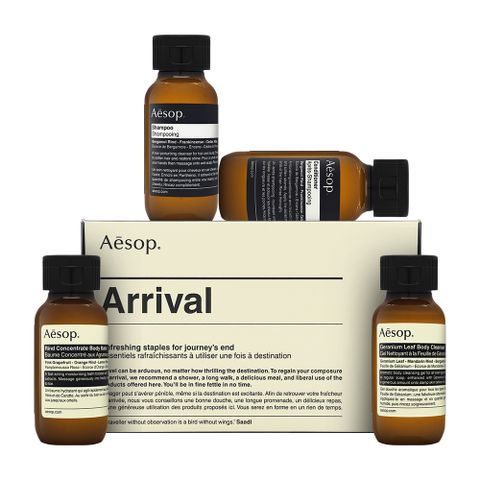 AESOP Arrival 抵達禮盒 (洗髮露50ml+潤髮乳50ml+身體潔膚露50ml+身體乳霜50ml)