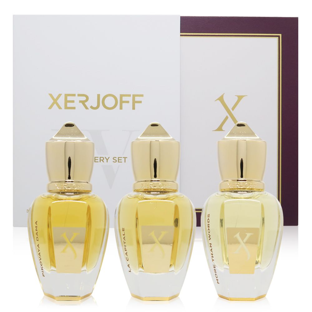 XERJOFF  Discovery Set IV 探索禮盒香精 PARFUM 3*15ml (Pikovaya Dama 黑桃皇后 + La Capitale 首都+ More Than Words 盡在不言中)