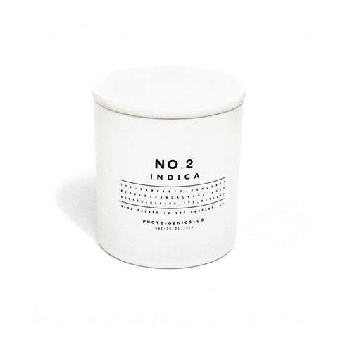 【美國 Photogenics+Co. 】前衛時尚香氛品牌 NO.2 INDICA 印地加 玻璃香氛蠟燭