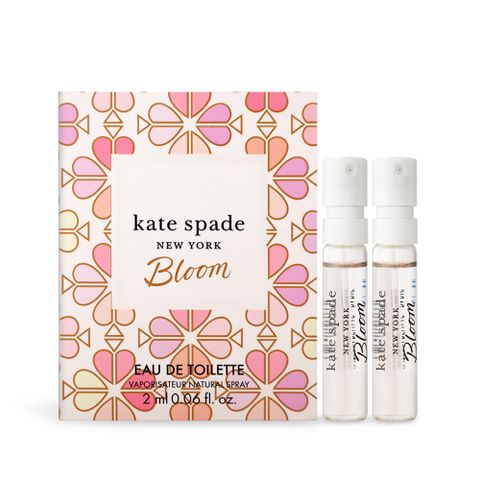 Kate Spade 桃氣花語淡香水針管(2ml)X2-隨身針管公司貨