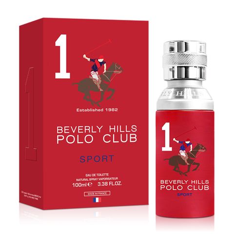 B.H.POLO 比佛利保羅 紅色馬球騎士精神男性淡香水(100ml)