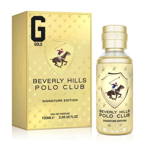 B.H.POLO 比佛利保羅 金色馬球騎士精神男性淡香精(100ml)