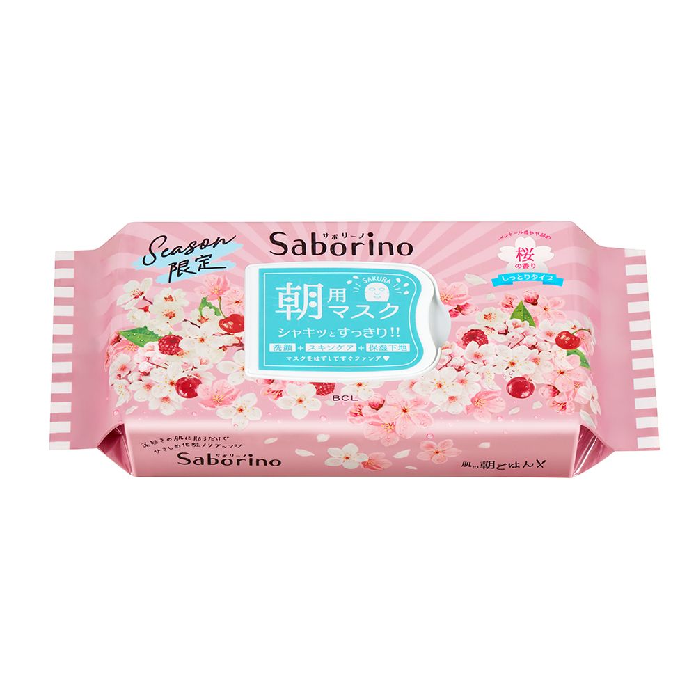 BCL Saborino Saborino早安面膜-櫻花28枚入(櫻花香氣)