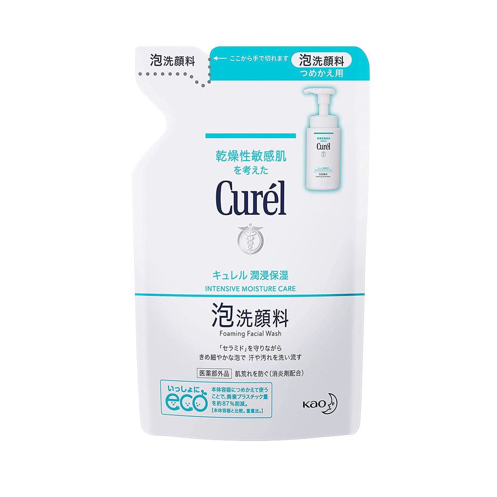 CUREL 珂潤 潤浸保濕洗顏慕絲補充包130ml