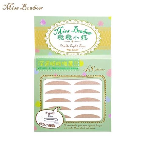 MissBowbow 撥撥小姐 Miss Bowbow 3M網狀雙眼皮貼02深邃眼眸(48pcs)