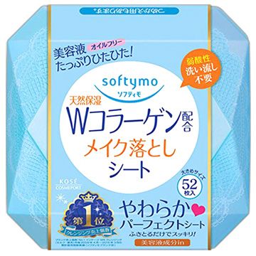 KOSE 高絲 日本卸妝濕巾【膠原蛋白】52入/182ml