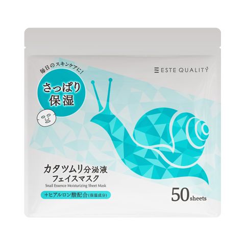 《日本SPC》ESTE QUALITY EQ清爽光滑保濕面膜 50枚入