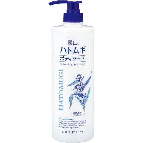 日本熊野 麗白薏仁護膚沐浴乳800ml