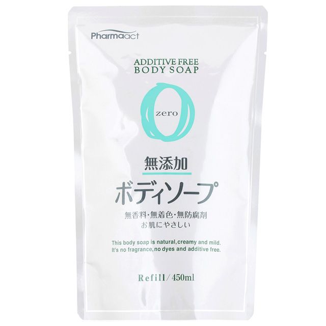 日本熊野  PHARMAACT無添加沐浴精補充包450ml