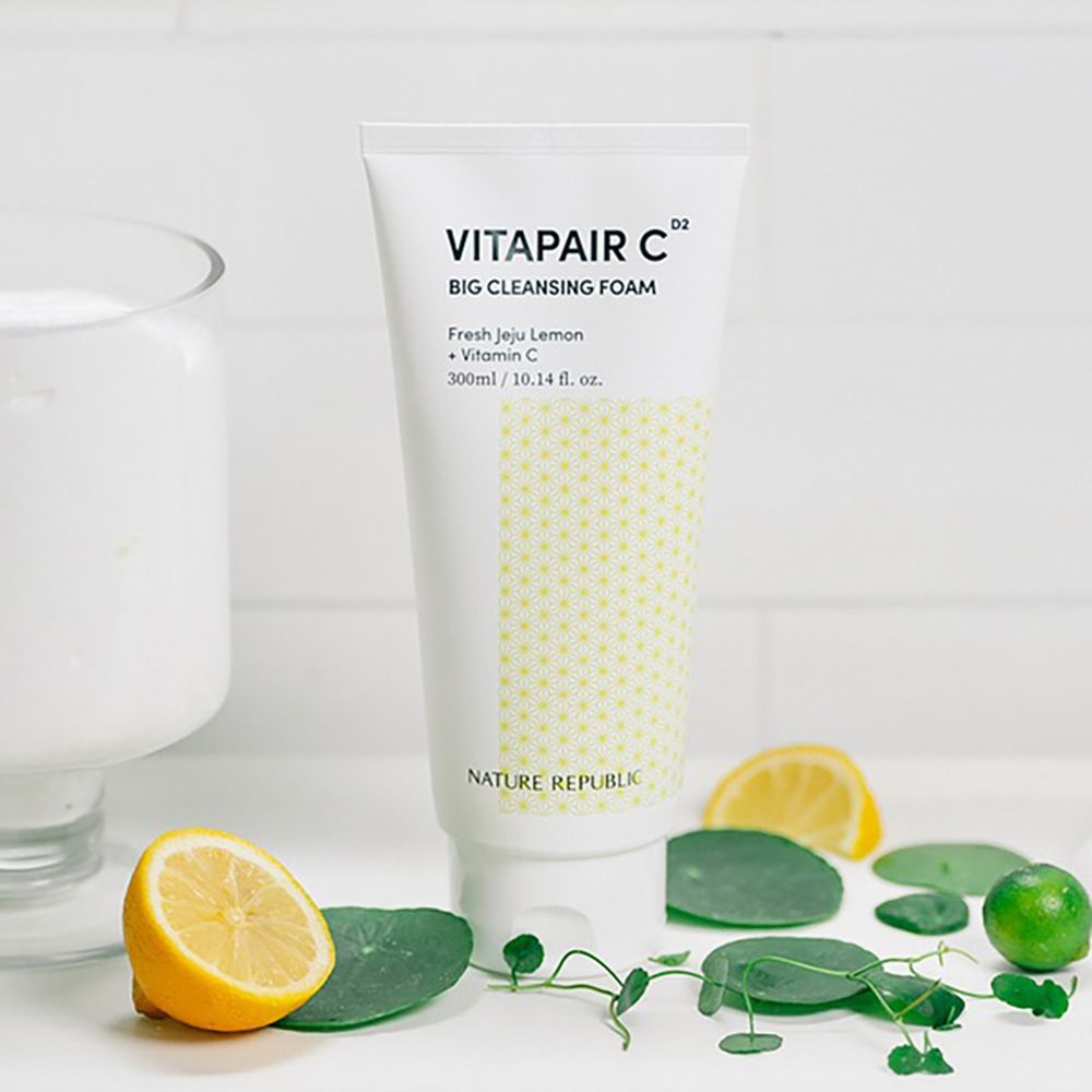  【NATURE REPUBLIC】VITAPAIR 維他命C 亮澤潔顏泡泡 300ml