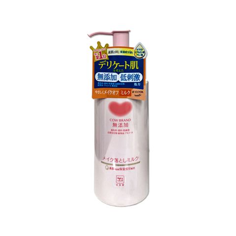 生活良品 日本COW牛乳石鹼-無添加植物性溫和潔淨滋潤卸妝乳150ml/粉瓶(臉部清潔潤澤卸妝凝露,彩妝潔顏乳液)