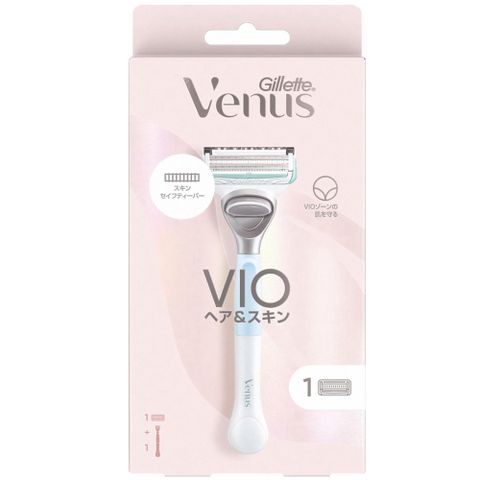 【Gillette 吉列】日本 Venus維納斯 VIO私密處專用除毛刀 比基尼線除毛 剃刀(1刀把+1刀片)