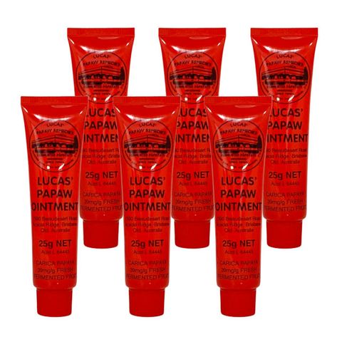 Lucas Papaw 澳洲 Lucas papaw ointment 木瓜霜 護唇膏/護手霜/萬用霜 25gx6入