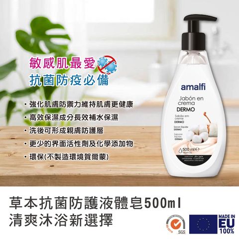 【CLIVEN香草森林】草本抗菌防護液體皂-500ml
