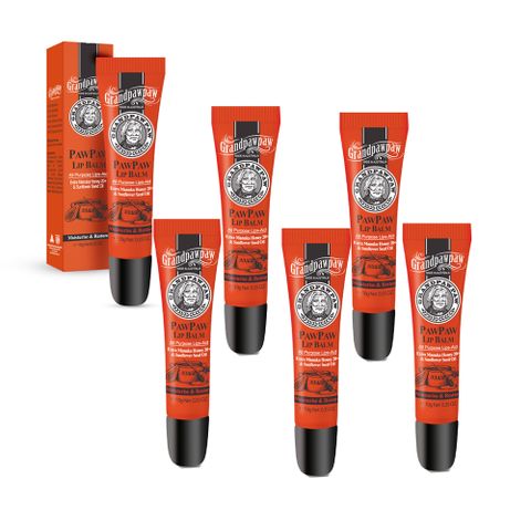 澳洲 Grandpawpaw 木瓜護唇膏含曼努考蜂蜜葵花籽油(6入組 10g/條)