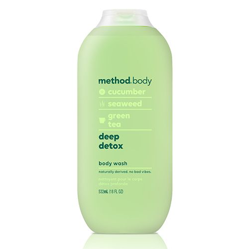 methodbodycucumbergreenteadeepdetoxbody wash derived no bod .     (18 )