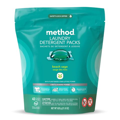 Method 美則4倍濃縮香水洗衣膠囊-海藍鼠尾草(42顆入)