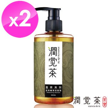 TEAPOWER 茶寶 【 潤覺茶】 金萃瞬澤洗髮露350ml(2瓶組)