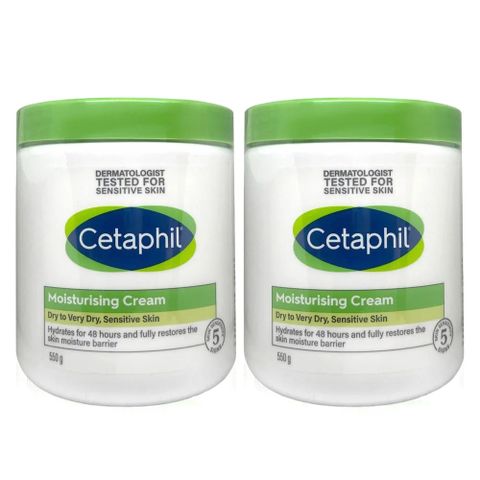 Cetaphil 舒特膚 長效潤膚霜 550g (台灣公司貨) X2入