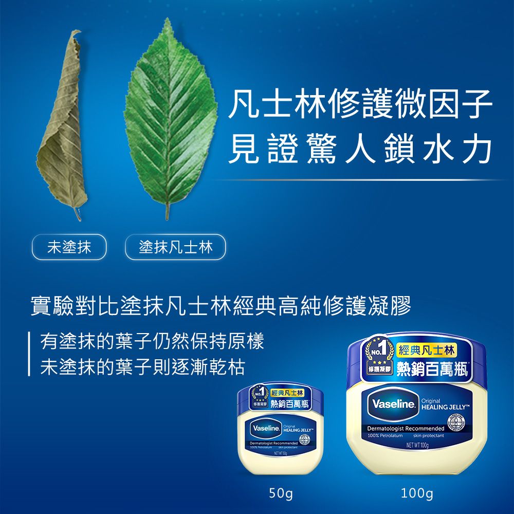 Vaseline 凡士林 經典高純修護凝膠50g