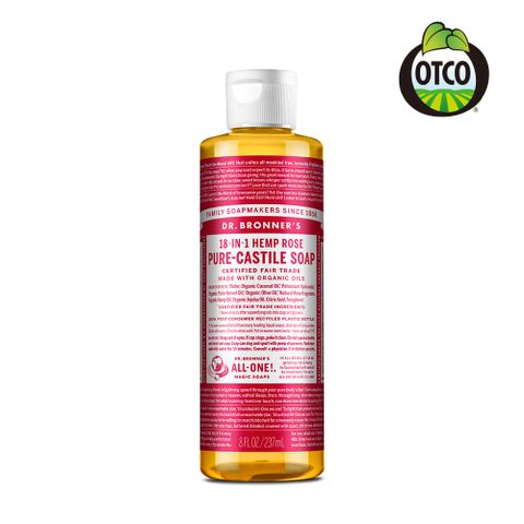 Dr.Bronners 布朗博士 玫瑰潔膚露 237ml/8oz